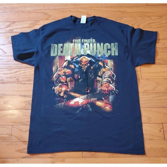 Got Your Six Tour Five Finger Death Punch Tour 2015 Concert T Shirt Size Large - Picture 1 of 6